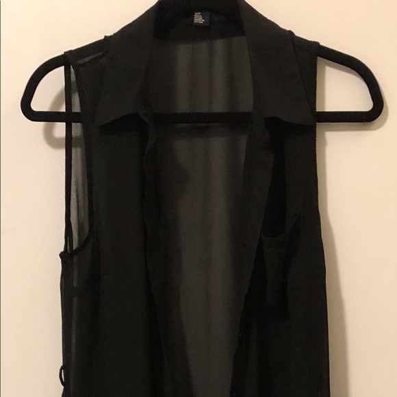 Thin Black Cardigan - Picture 1 of 3
